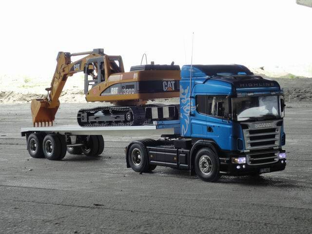 SCANIA R470重裝運輸車一輛