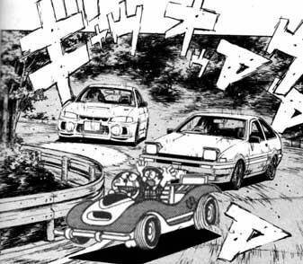 傳說中86跑秋名山遇到.......