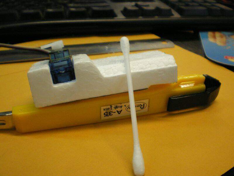 伺服機定位與高度示意