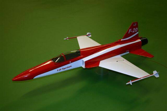 F-20 Tiger Shark 虎鯊導風扇 70mm, 全巴爾沙木材質
