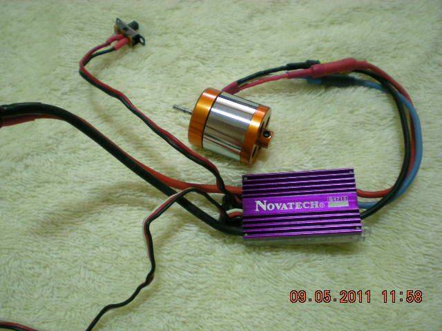 二手9成新Novatech25A電變+外轉無刷馬達(預定中)