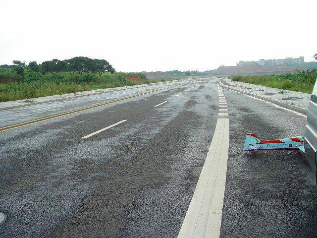 早上下了點小雨.