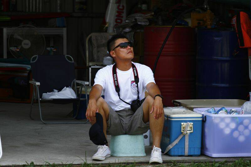 還沒輪到比賽時,看別人飛可以更進入狀況