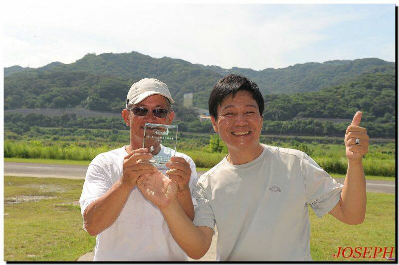 甲組第三名是我們的大家長歐老,高齡65歲值得我們後輩學習,真是人生60才開始 ... ...