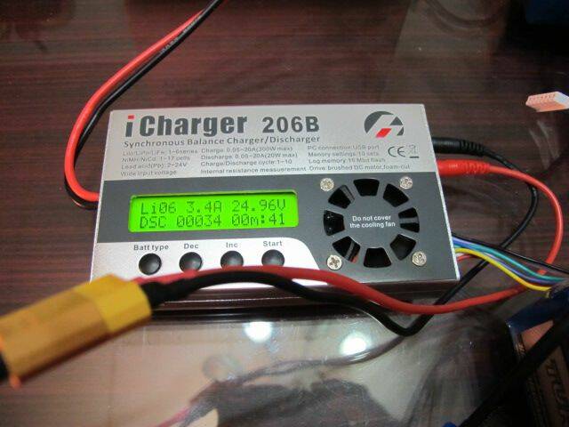 不管調多少最大就是3.4A放電