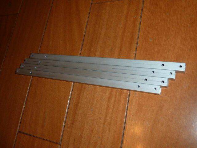 整組四軸用，共4根，規格：10mm*10mm*1.5mm * 250mm(長)