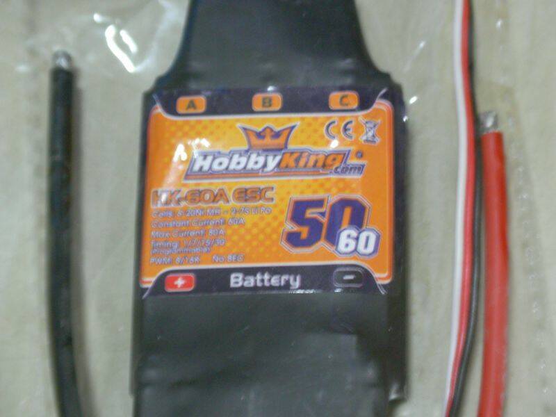 Hobbyking SS系列50- 60A ESC無刷電 variable -2〜7S無 BEC（無說明書）* 1售550含運