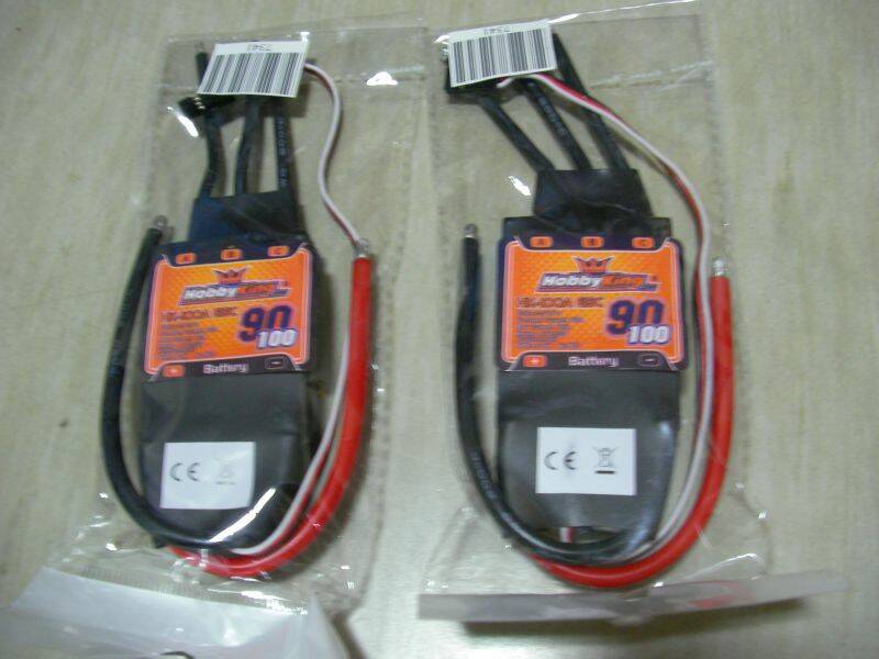 Hobbyking SS Series 90-100A ESC無刷電變 2~7S 無BEC (無說明書)*1售900含運 有2組