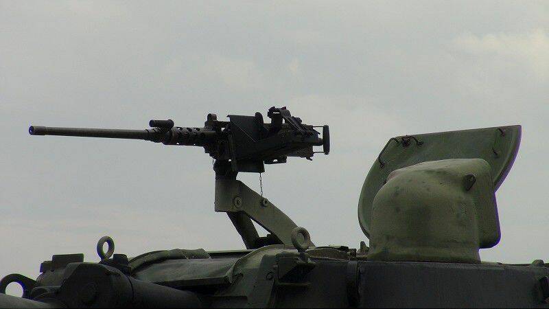 M109砲塔上的50重機槍