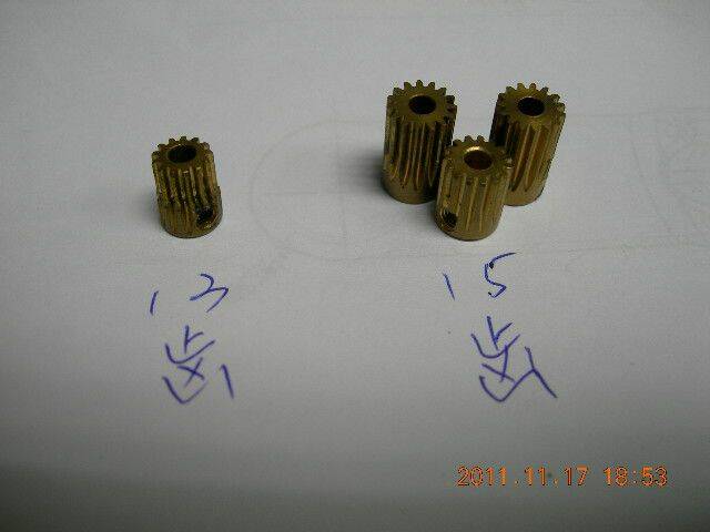 450級馬達齒，心軸直徑3.2MM