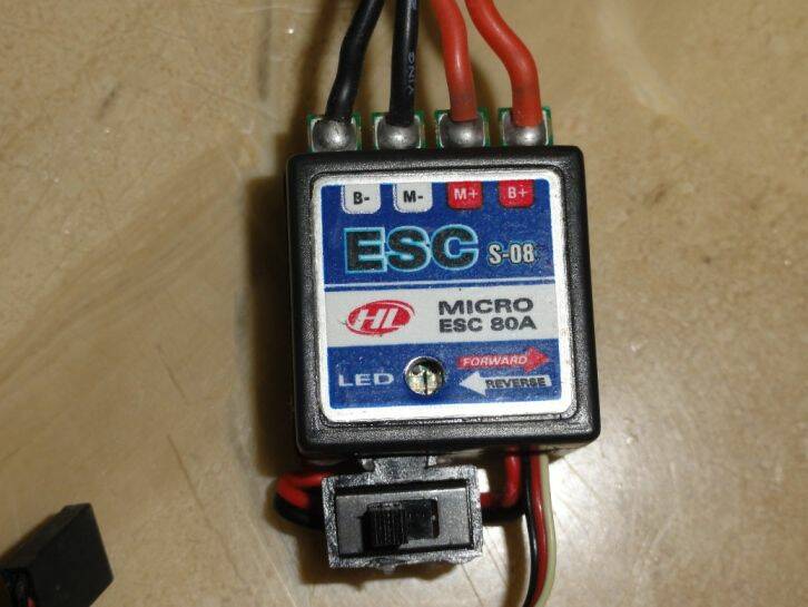 全新HY 80A碳刷電變(已加上T插轉接頭)