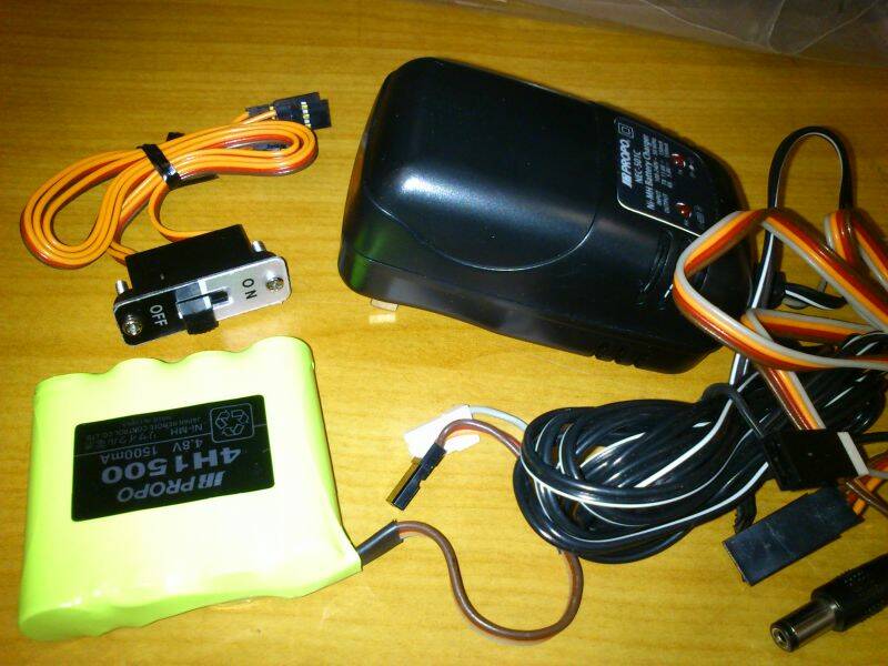 JR DSX 9II原廠充電器+開關+4.8V電池