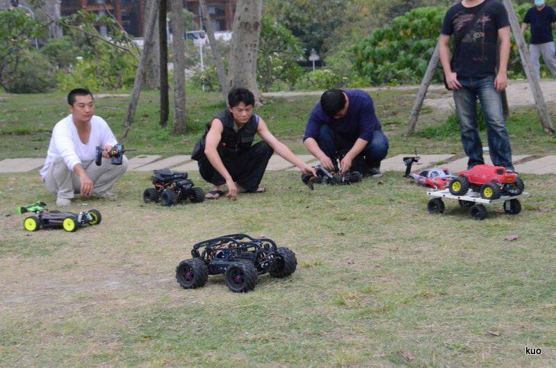 檢修車輛中