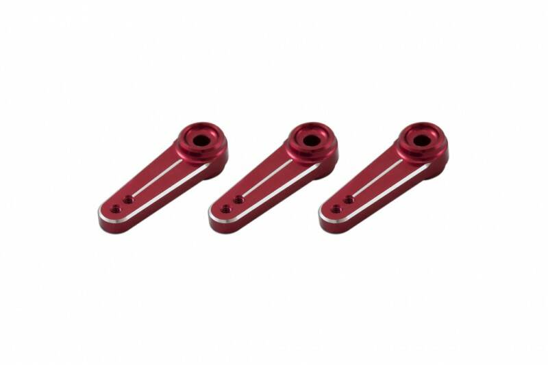922506-CNC伺服機擺臂陽極亮紅(適用JR)-CNC Metal Servo Horn(for JR).jpg