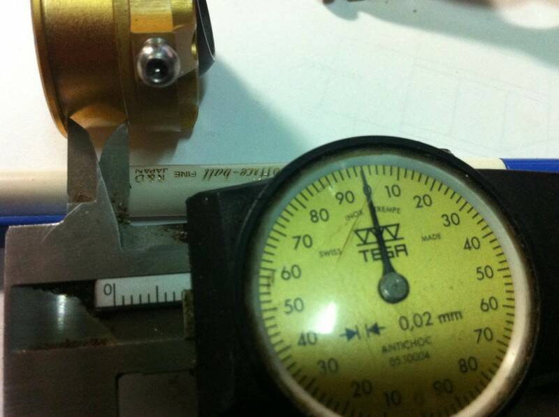 再次組裝確認要到8mm.以確保精度