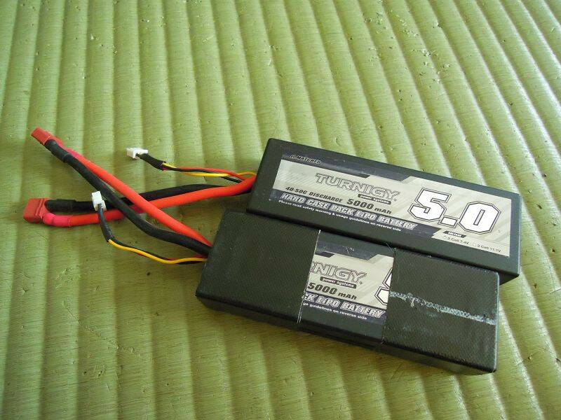 T牌5000mah, 2S2P, 40-50C鋰電