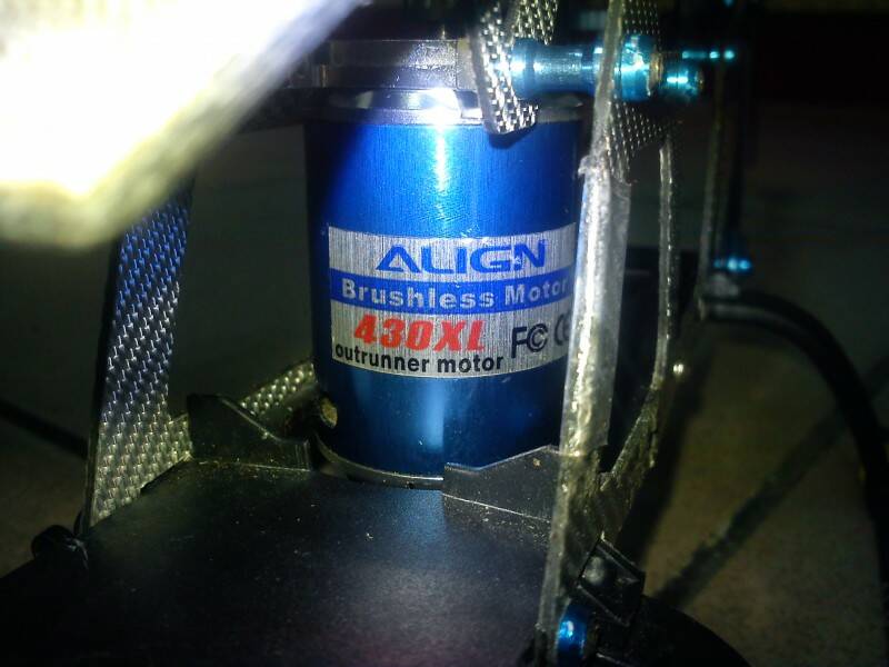 ALIGN  430XL馬達3700KV 配12T主齒