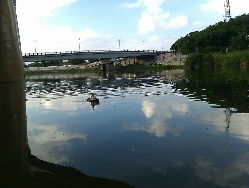 抵達中山橋,準備返航