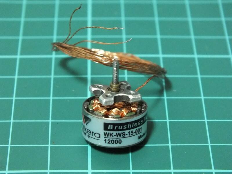 0.15mm漆包線28圈重繞的V120主無刷