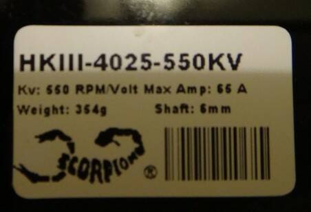 Scorpion 4025 550