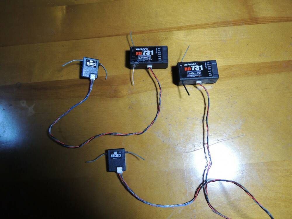 DSMJ 731接收器 兩顆