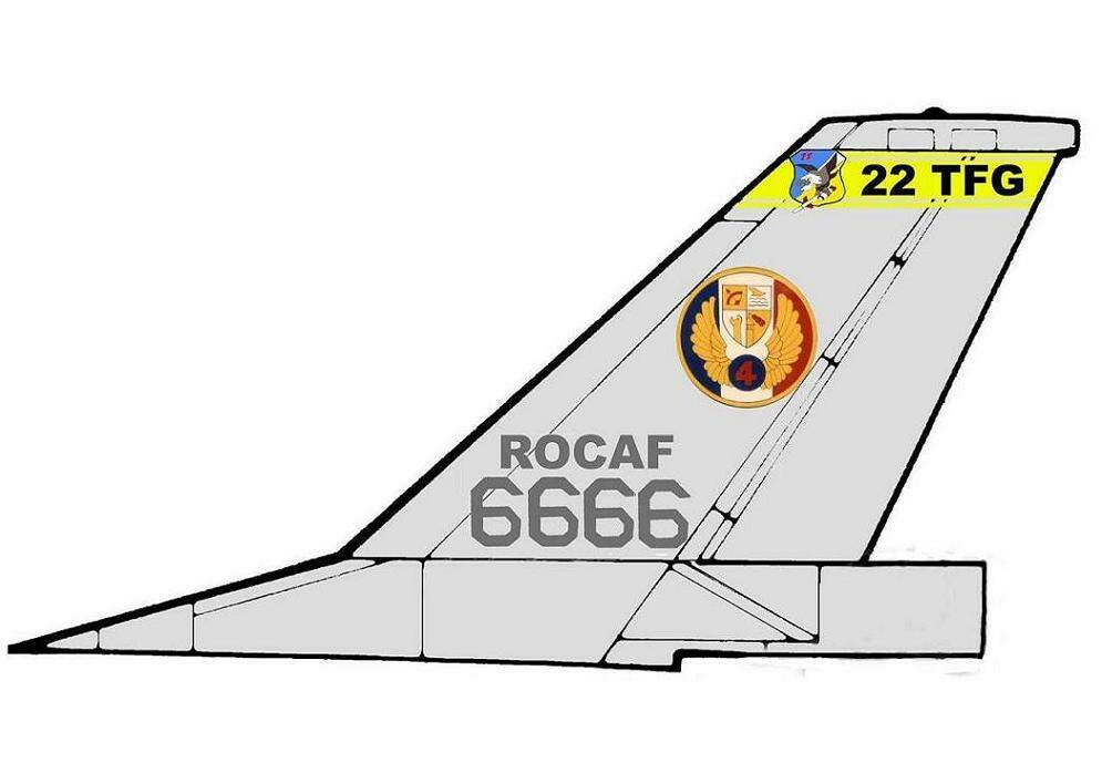   空軍455聯隊第4大隊22中隊﹝黃﹞